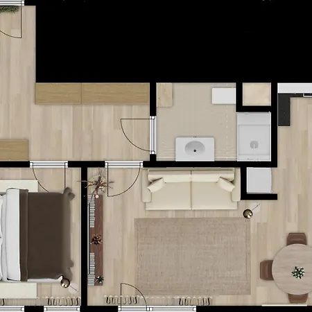 Apartman Brownie Design Apartment, Free Garage Parking